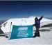 Флаг «ОЗЭУ» на вершине Эльбруса