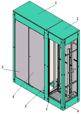 Пример щита серии НКУ-ОЗ состоящего из двух шкафов